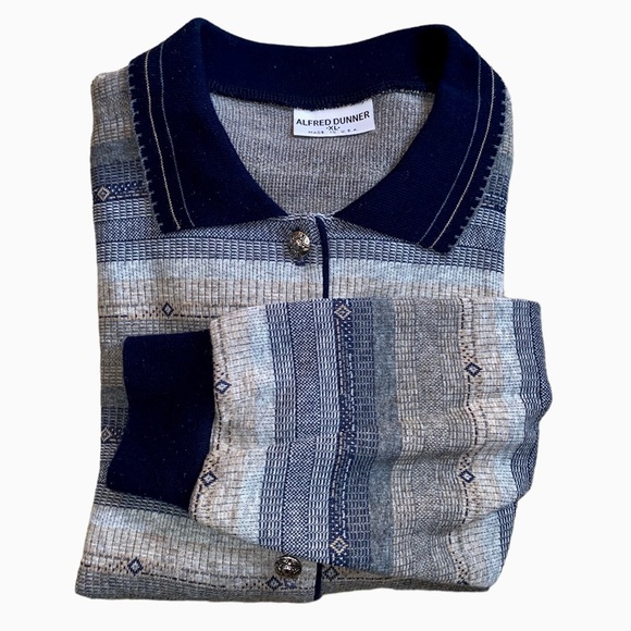 Vintage 80’s Alfred Dunner Cardigan with shoulder pads Size XL Made in U. S. A. - Picture 4 of 8